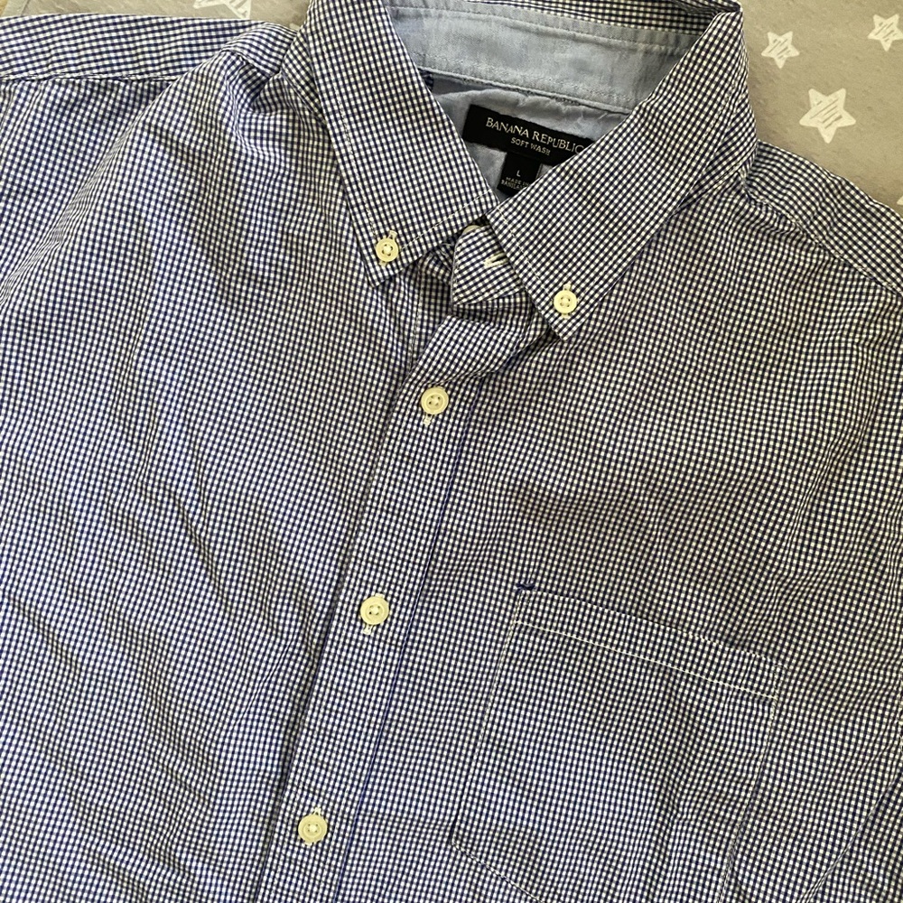 Banana Republic Men Long sleeve Button down Non Iron